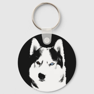 Husky Keychain Siberian husky Malamute Gifts Nyckelring