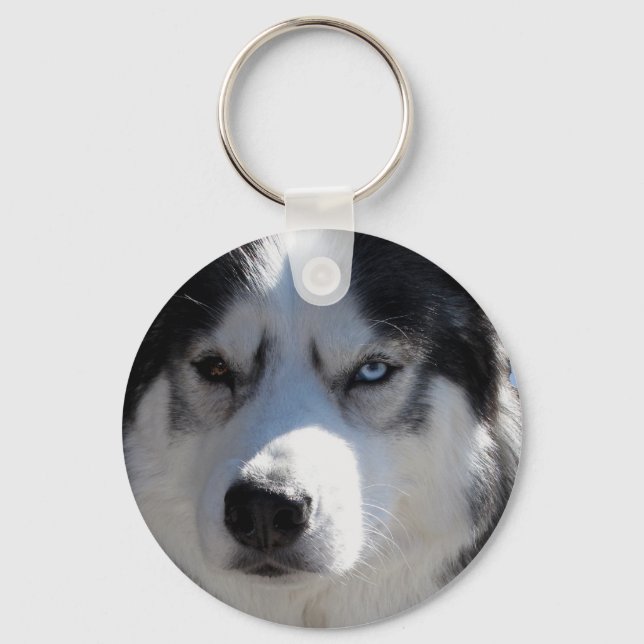 Husky Keychain Siberian husky / Malamute Gifts Nyckelring (Framsida)
