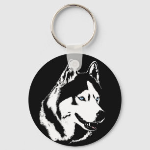 Husky Keychain Siberian husky Malamute Hund Gifts Nyckelring