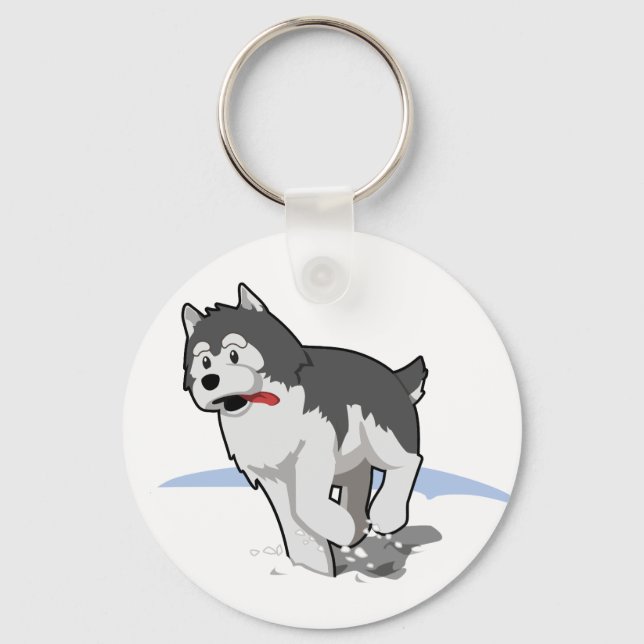 Husky Keychains Nyckelring (Framsida)