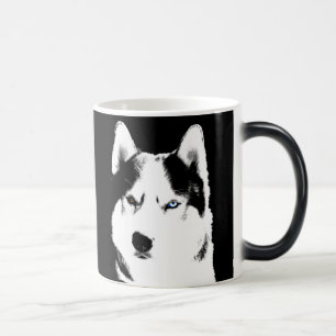Husky kopp för siberian husky för coola för