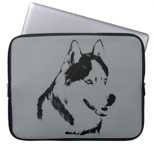 Husky Laptop Fodral Siberian husky Malamute Gifts