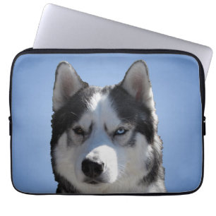 Husky Laptop Fodral Siberian husky Öga i-gåvor