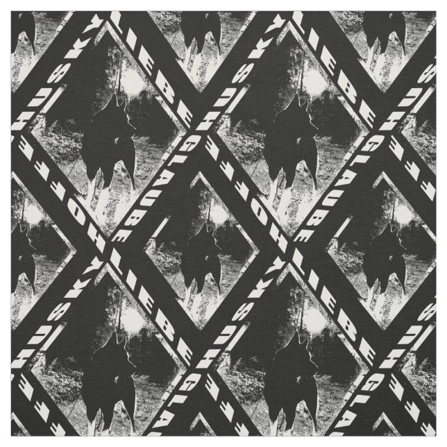 Husky Liebe Glaube Hoffe  Tyg (Provkarta)