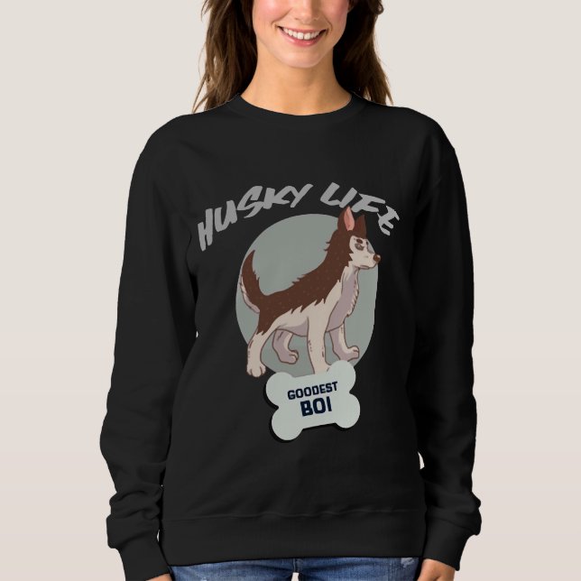 Husky Life T Shirt (Framsida)