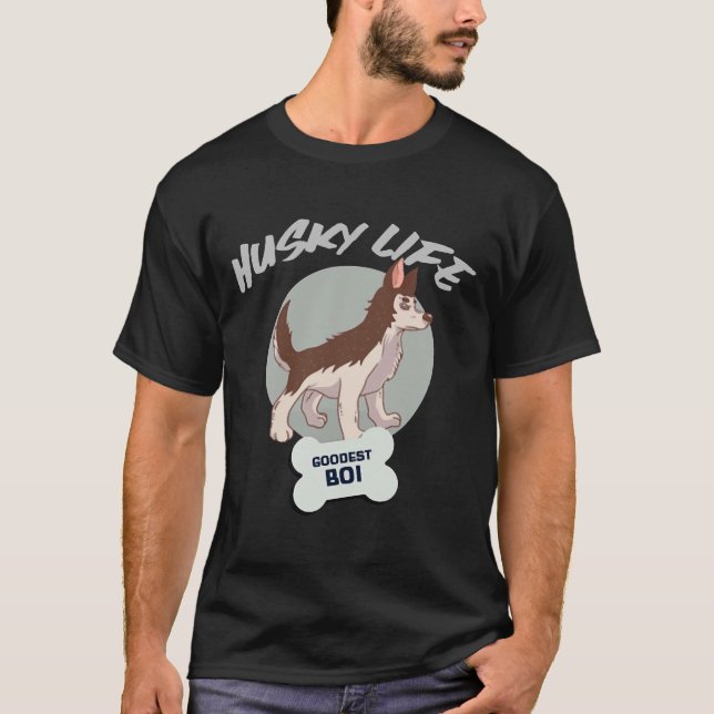 Husky Life T Shirt (Framsida)