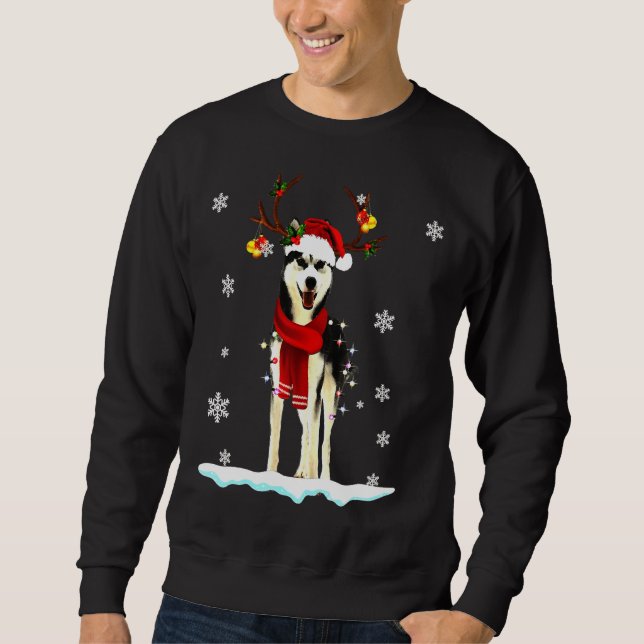 Husky Ljus Pajama Lång Ärmad Tröja (Framsida)
