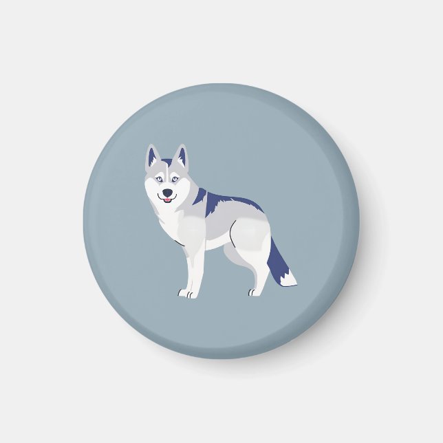 Husky Magnet (Framsidan)