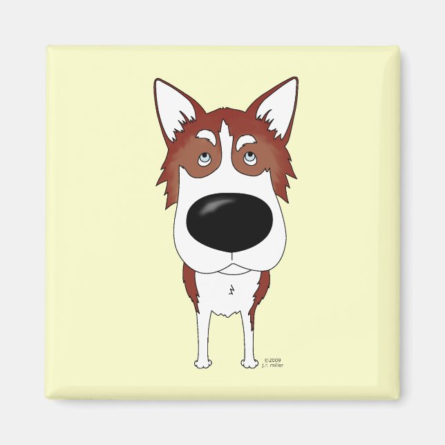 Husky Magnet (Framsidan)