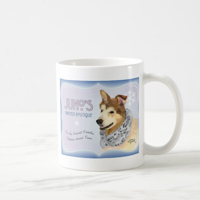 Husky Malamutegåvor Kaffemugg (Höger)