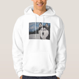Husky målning munkjacka