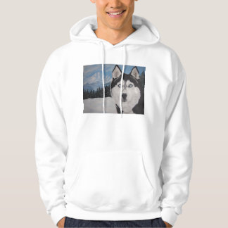 Husky målning munkjacka