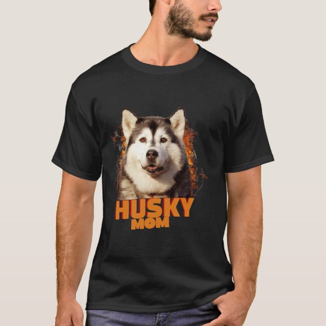 Husky Mamma Essential T Shirt (Framsida)