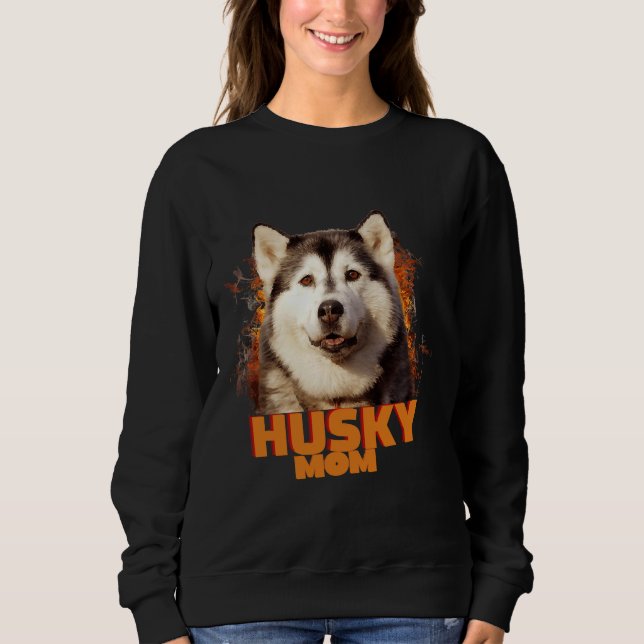 Husky Mamma Essential T Shirt (Framsida)