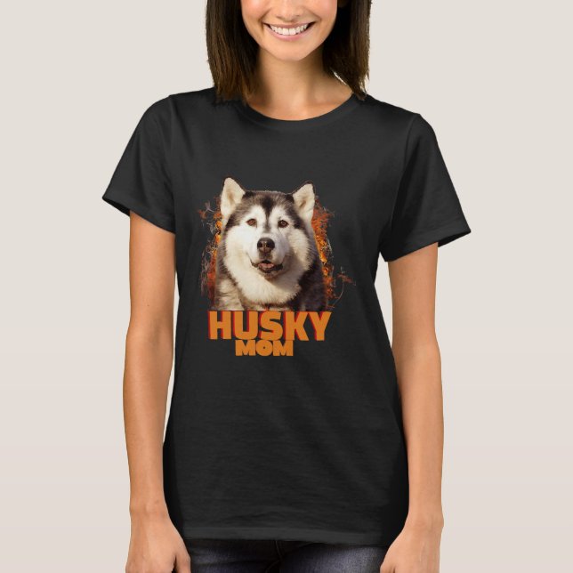 Husky Mamma Essential T Shirt (Framsida)