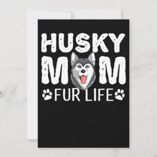 Husky mamma för livet Rolig hund daglig gåva Spara Datumet