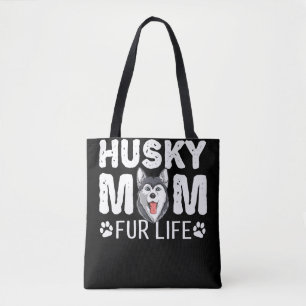 Husky mamma för livet   Rolig hund daglig gåva Tygkasse