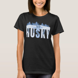 Husky Mamma Funny Husky Mamma Design T-shirt