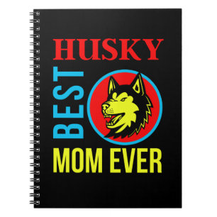 Husky Mamma, Hund, Mamma, Hund Gift Anteckningsbok