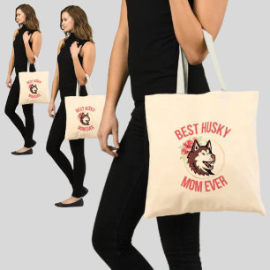 Husky Mamma, Hund, Mamma, Hund Gift Tygkasse