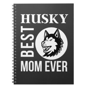 Husky Mamma, Hund, Mamma, Husky Gift Anteckningsbok