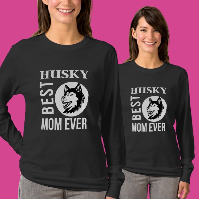 Husky Mamma, Hund, Mamma, Husky Gift T Shirt (Skapare uppladdad)