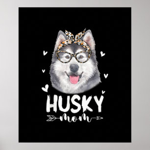 Husky Mamma   Hundälskare Gift   Mor Dag Gift Poster