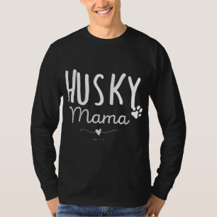 Husky Mamma, Husky Mamma Gifts Hund älskare Siberi T Shirt