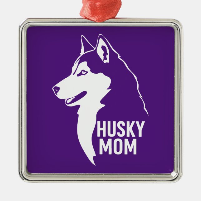 Husky Mamma Julgransprydnad Metall (Framsidan)