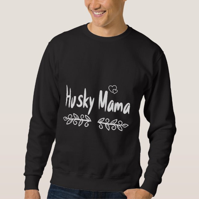 Husky Mamma Passande Lång Ärmad Tröja (Framsida)