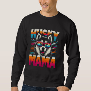 Husky Mamma Siberian husky Hund Pet for Women Lång Ärmad Tröja
