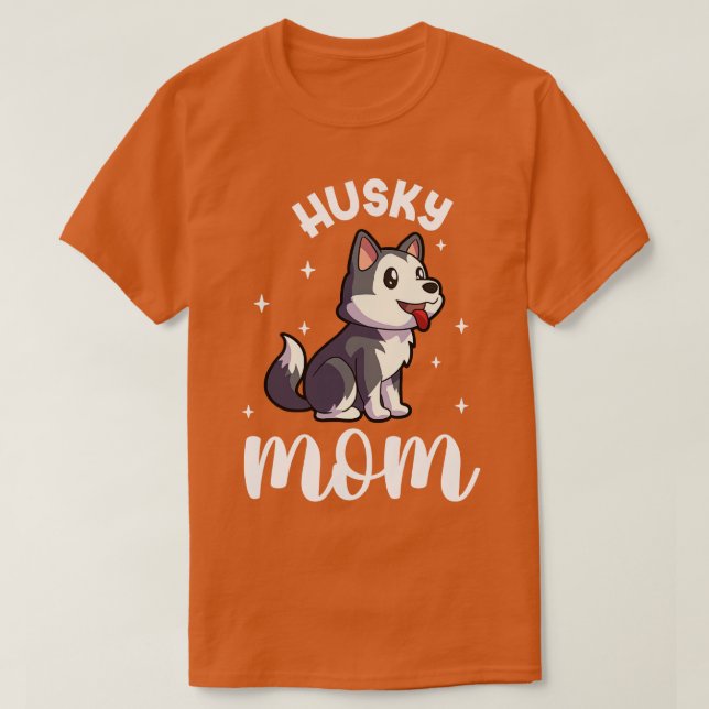 Husky Mamma Siberian husky T Shirt (Design framsida)