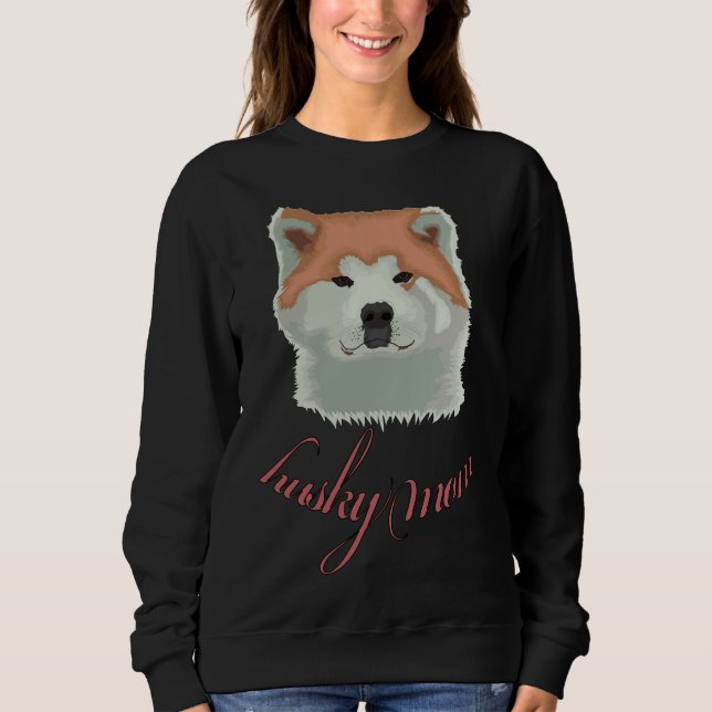 Husky Mamma T Shirt (Framsida)
