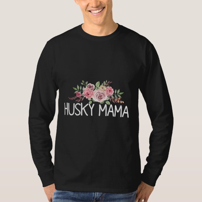 Husky Mamma T Shirt (Framsida)
