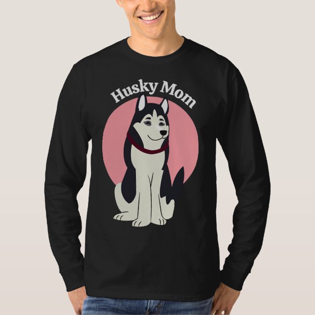 Husky Mamma T Shirt (Framsida)