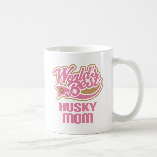 Husky mammahund avelngåva kaffemugg (Höger)