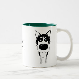 Husky mammamugg Två-Tonad mugg