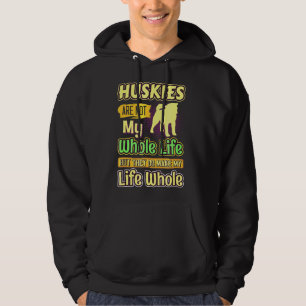 Husky Mitt liv hela Hundar Hoodie