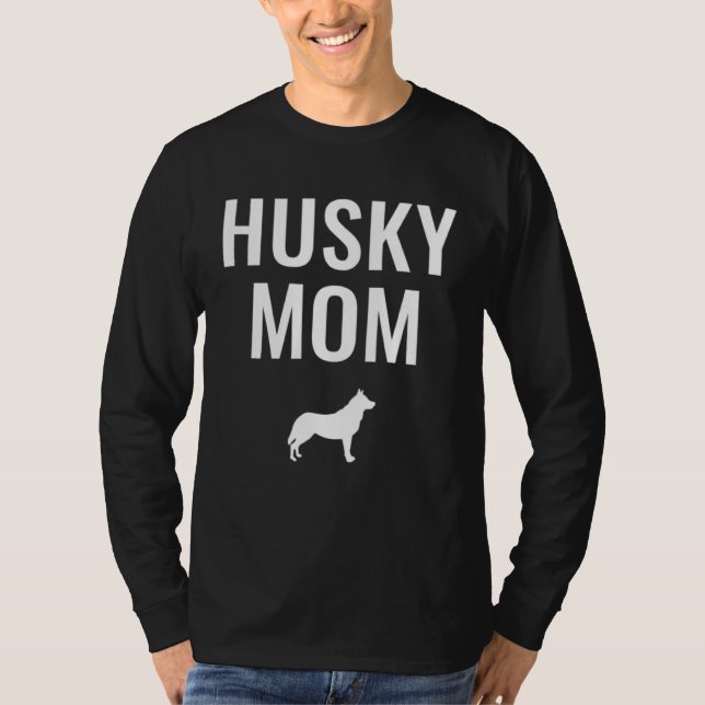Husky Mom T Shirt (Framsida)
