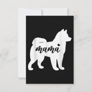 Husky Mors dag Hund Tass Älskare Gift OSA Kort