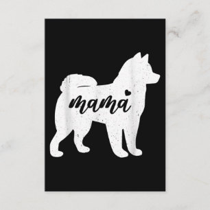 Husky Mors dag Hund Tass Älskare Gift Tilläggskort