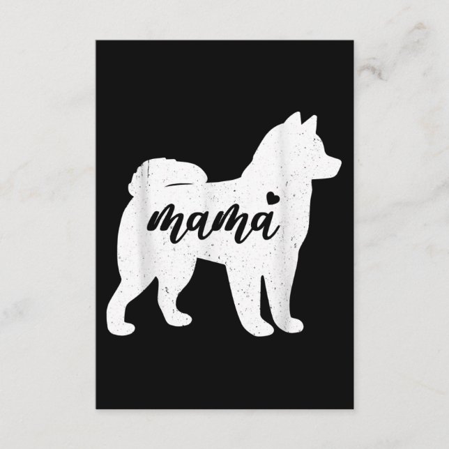 Husky Mors dag | Hund Tass Älskare Gift Tilläggskort (Framsida)
