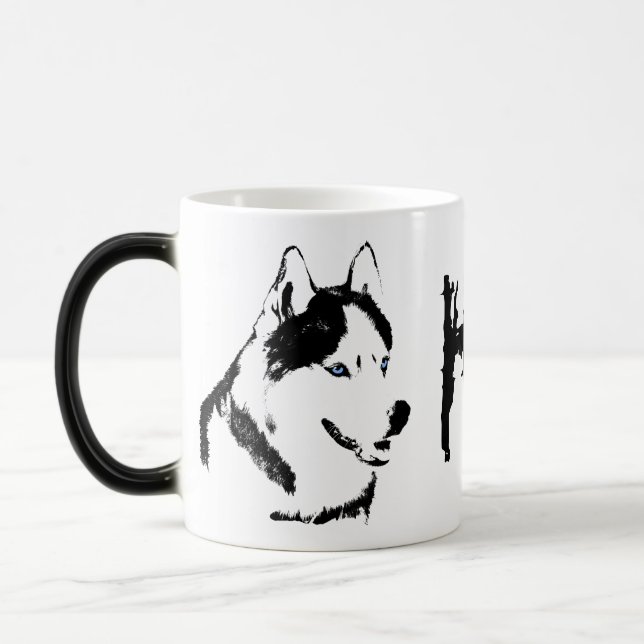 Husky Mugg Coffee Kopp Coola Siberian husky Kopp (Vänster)