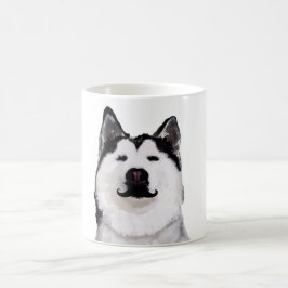 Husky Mustacher Mugg