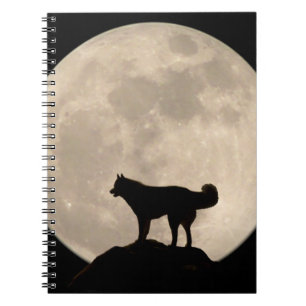Husky Notebook Siberian husky Gifts & Bokar Anteckningsbok Med Spiral