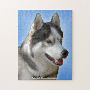Husky Öga Puzzle Personlig Sled Hund Puzzles Pussel