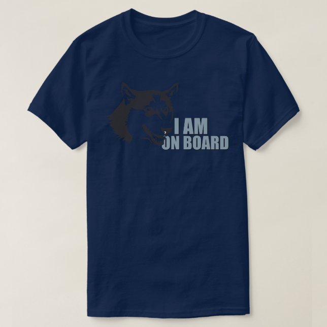 HUSKY ombord T Shirt (Design framsida)