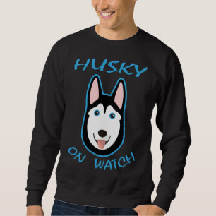 Husky On Watch Lång Ärmad Tröja