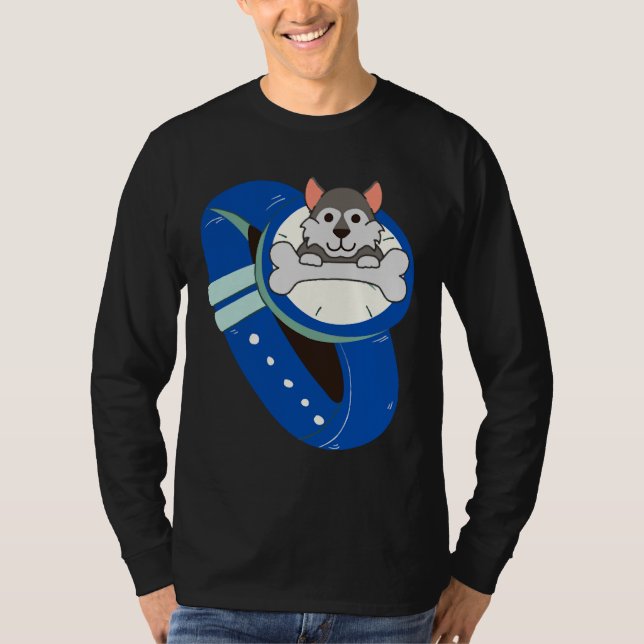 Husky On Watch T Shirt (Framsida)