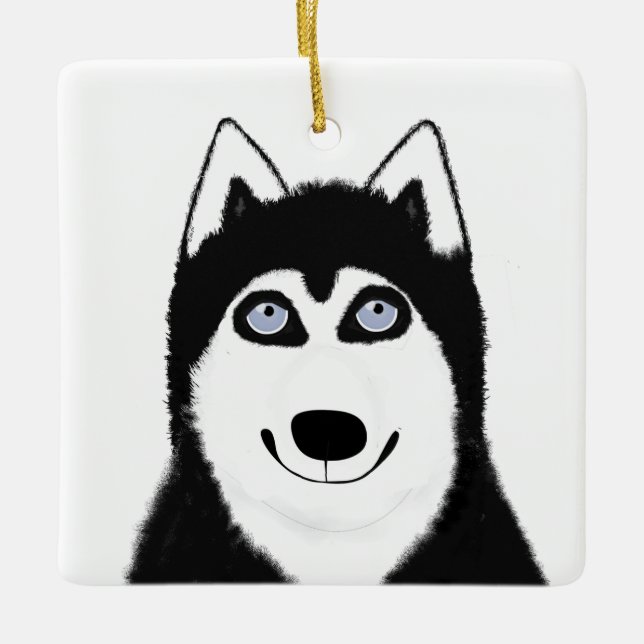 Husky Ornament (Framsida)